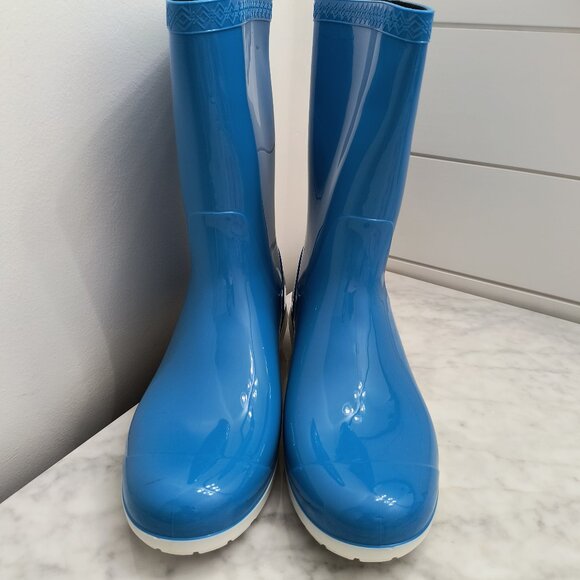 UGG Sienna Women's Neon Blue Waterproof Fleece-Lined Rain/Mud/Snow Boots - 8 M - Picture 3 of 8